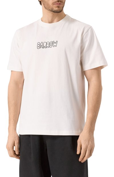 Хлопковая футболка BARROW, арт. S5BWMATH053, фото 3