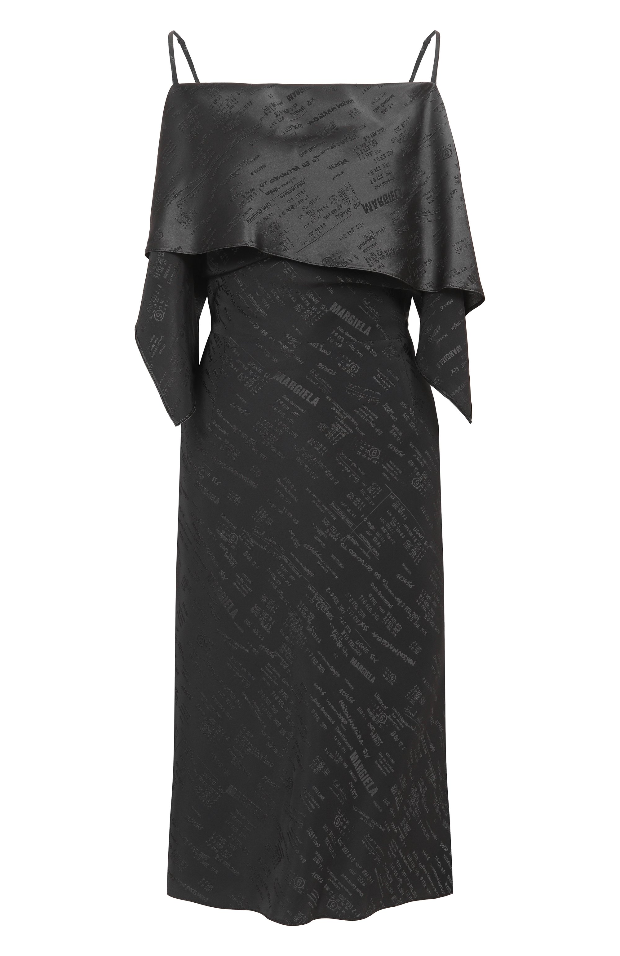 Атласное платье MM6, арт. S52DD0082/M35737, фото 1