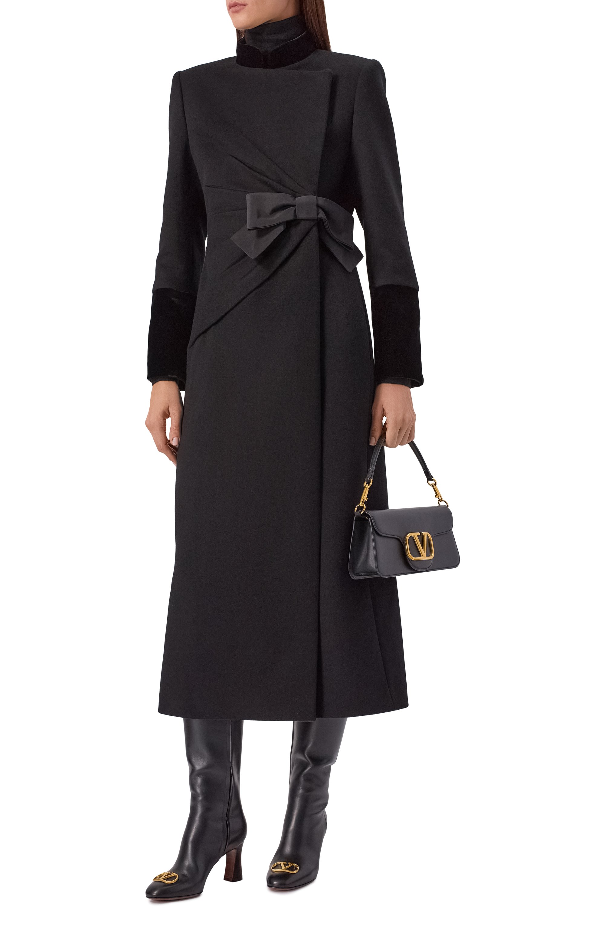 Пальто из шерсти и кашемира VALENTINO, арт. 7B0CA805/6JA, фото 2