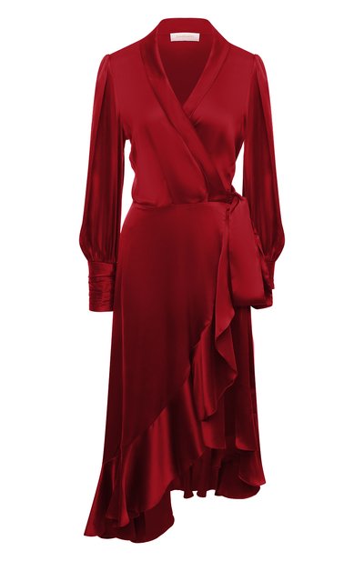 Женское атласное платье ZIMMERMANN, арт. 8066DRB0T