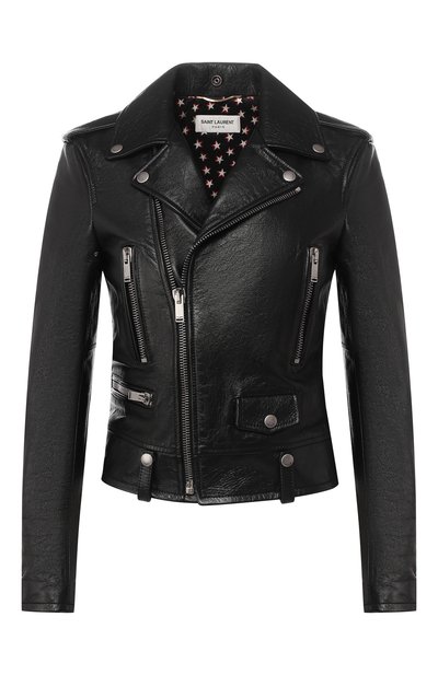 Женская кожаная куртка SAINT LAURENT, арт. 560911/Y5RD2