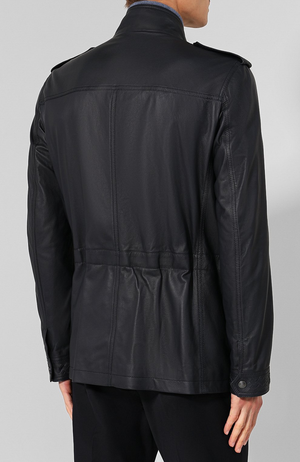 Кожаный френч на молнии с воротником-стойкой BOTTEGA VENETA, арт. 513660/VEPK0, фото 4