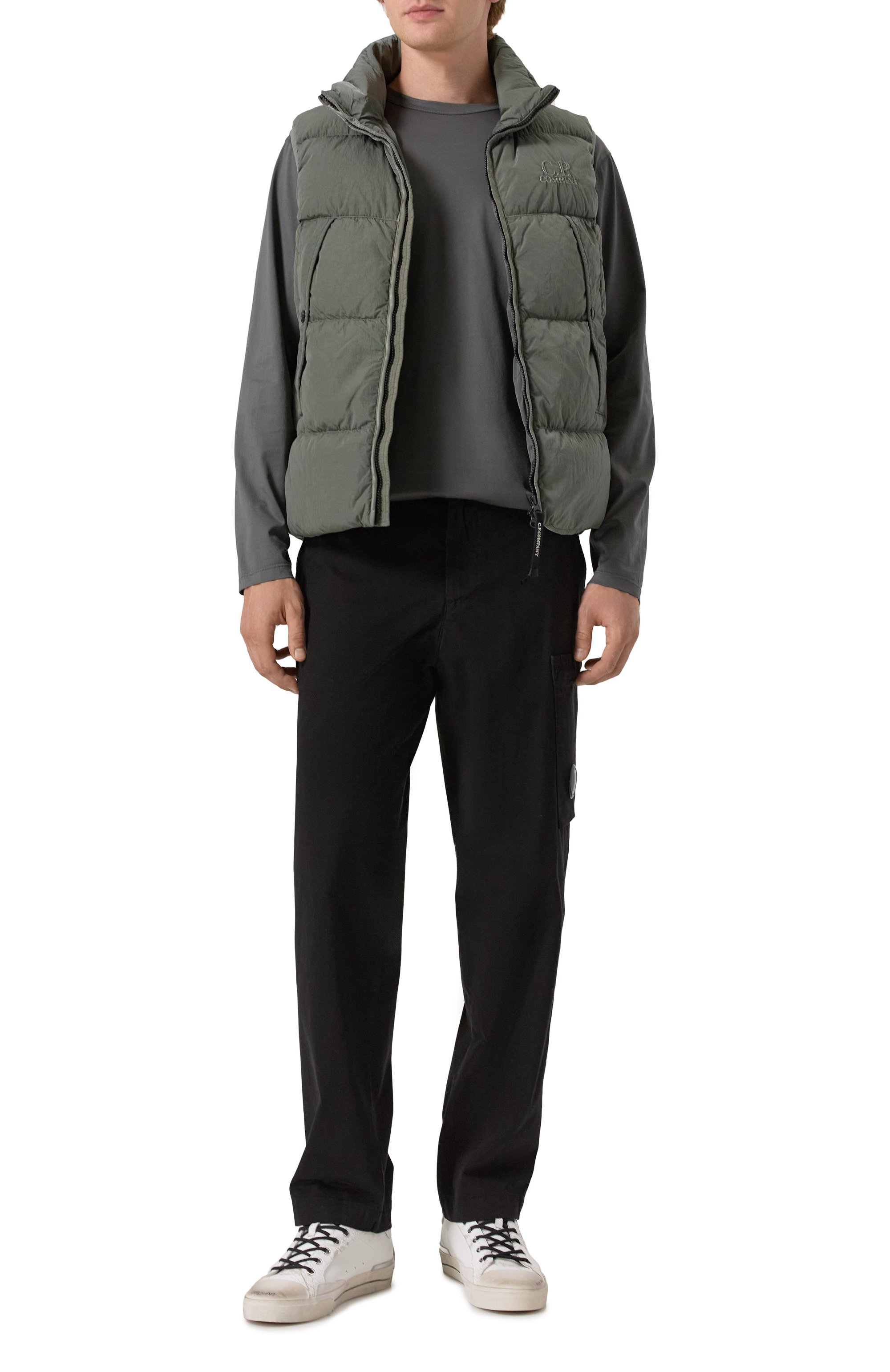 Хлопковые брюки C.P. COMPANY, арт. 19CMPA151A005529G, фото 2