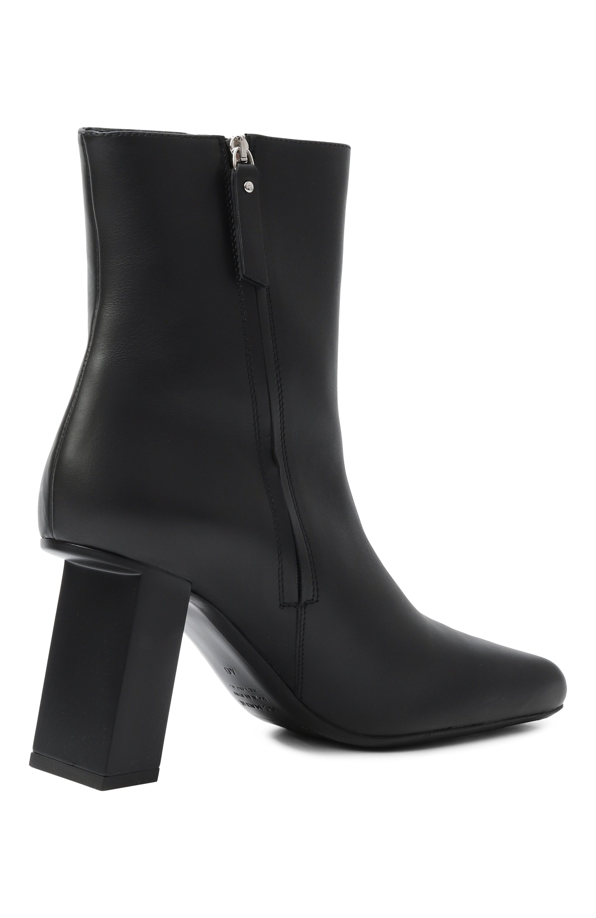 Кожаные ботильоны h08 panton VIC MATIE черного цвета по цене 62150 руб., арт. 1H4452D_H08F020101, фото 5 Кожаные ботильоны h08 panton VIC MATIE, арт. 1H4452D_H08F020101, фото 5