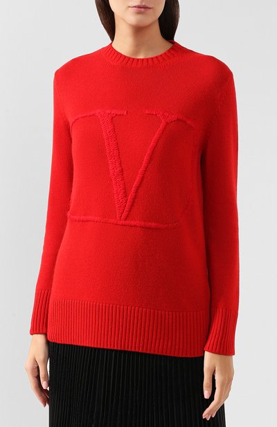 Пуловер из смеси шерсти и кашемира VALENTINO, арт. SB3KC05S4RE, фото 3