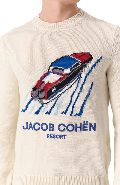 Хлопковый свитер JACOB COHEN, арт. 25E P/JUR_SG006 001 X0001 FL, фото 5