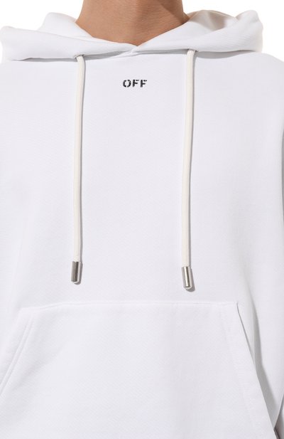 Хлопковое худи OFF-WHITE, арт. 0MBB118C99FLE001, фото 5