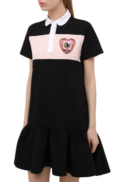 Хлопковое платье REDVALENTINO, арт. VR3MJ06A/5Q6, фото 3