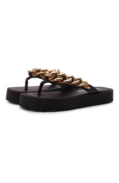 Кожаные шлепанцы VERSACE, арт. 1003336/DVT2P, фото 1