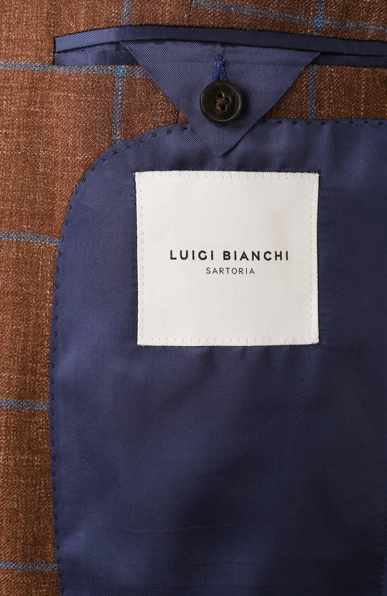 Пиджак из шерсти и шелка LUIGI BIANCHI, арт. 2564/52003, фото 9