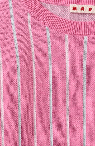 Хлопковый пуловер MARNI, арт. M01345/M00U4, фото 3