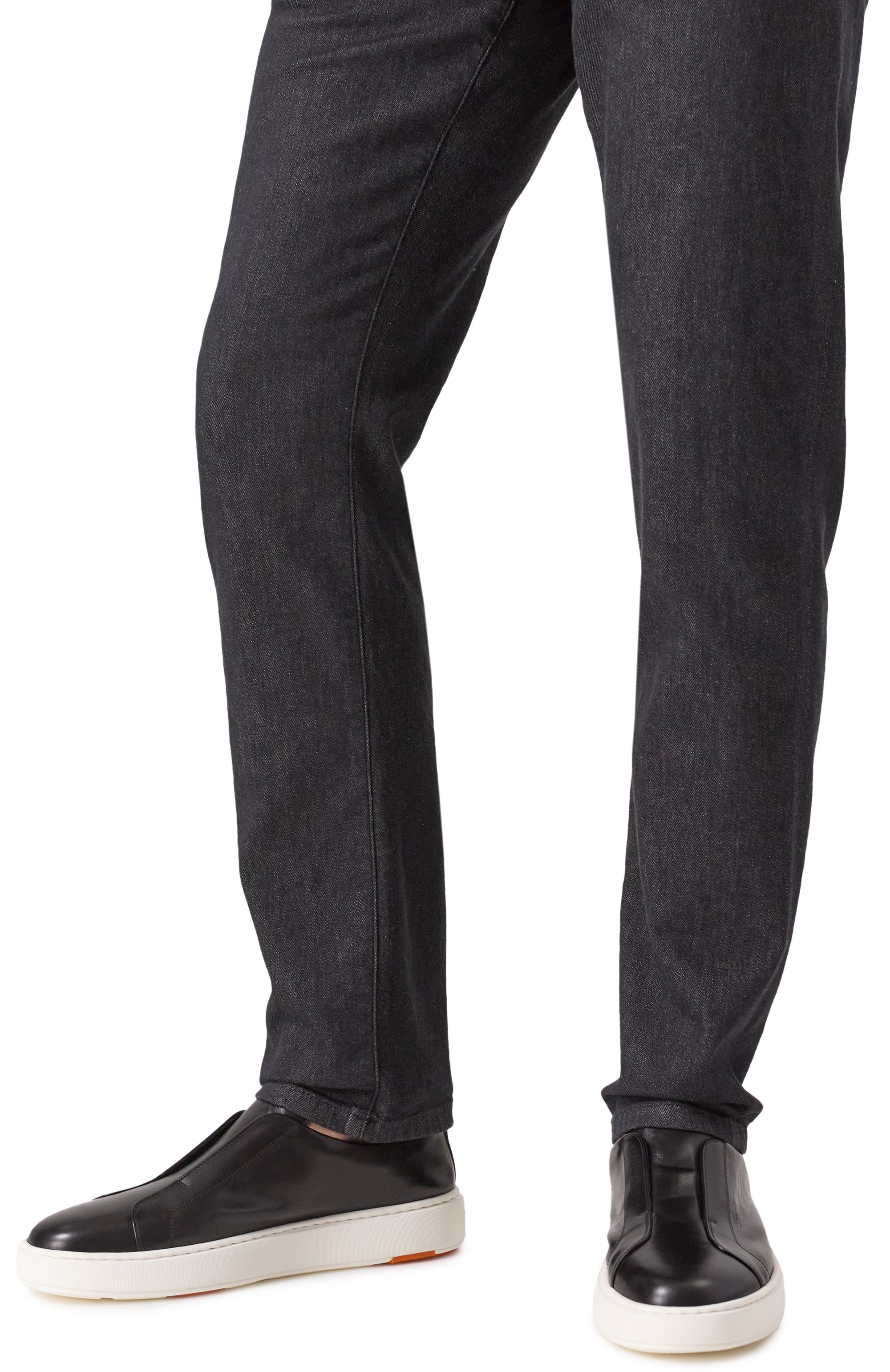 Кожаные кеды cleanic SANTONI, арт. MBCG21995BARTMVI, фото 3