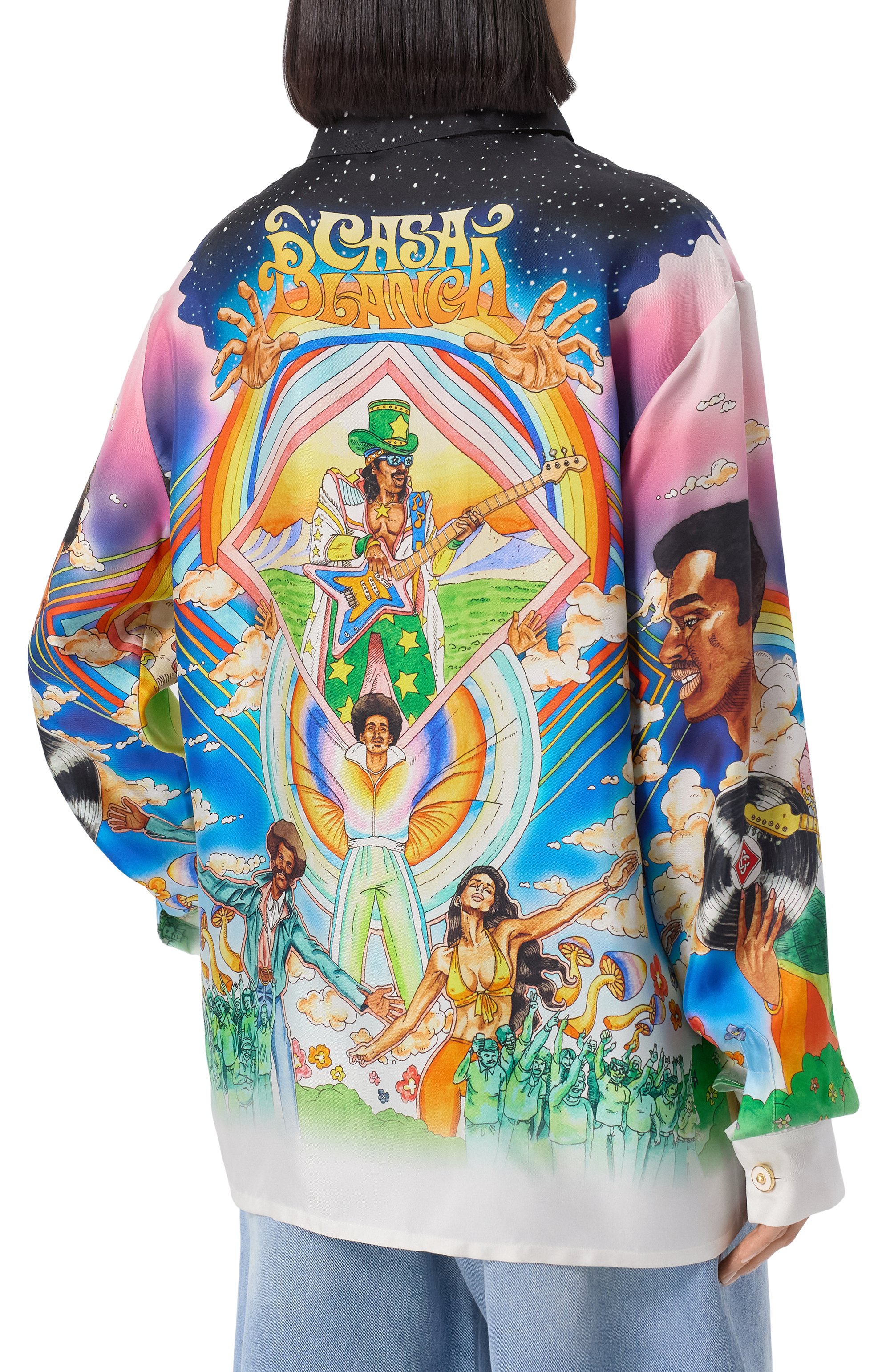 Шелковая рубашка CASABLANCA, арт. U-WS25-SH-006-07, фото 4