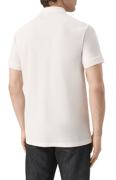 Хлопковое поло BURBERRY, арт. 8099166, фото 4