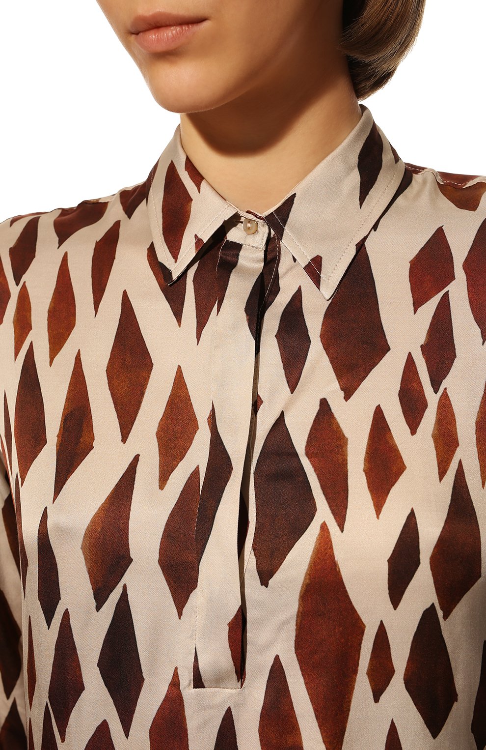 Рубашка из вискозы ANTONELLI FIRENZE, арт. C0T0GNAT0/H1089-334C, фото 5