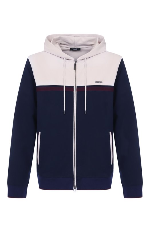 Хлопковая толстовка Stefano Ricci K101046FCR/T25350/60-62 Синий K101046FCR/T25350/60-62