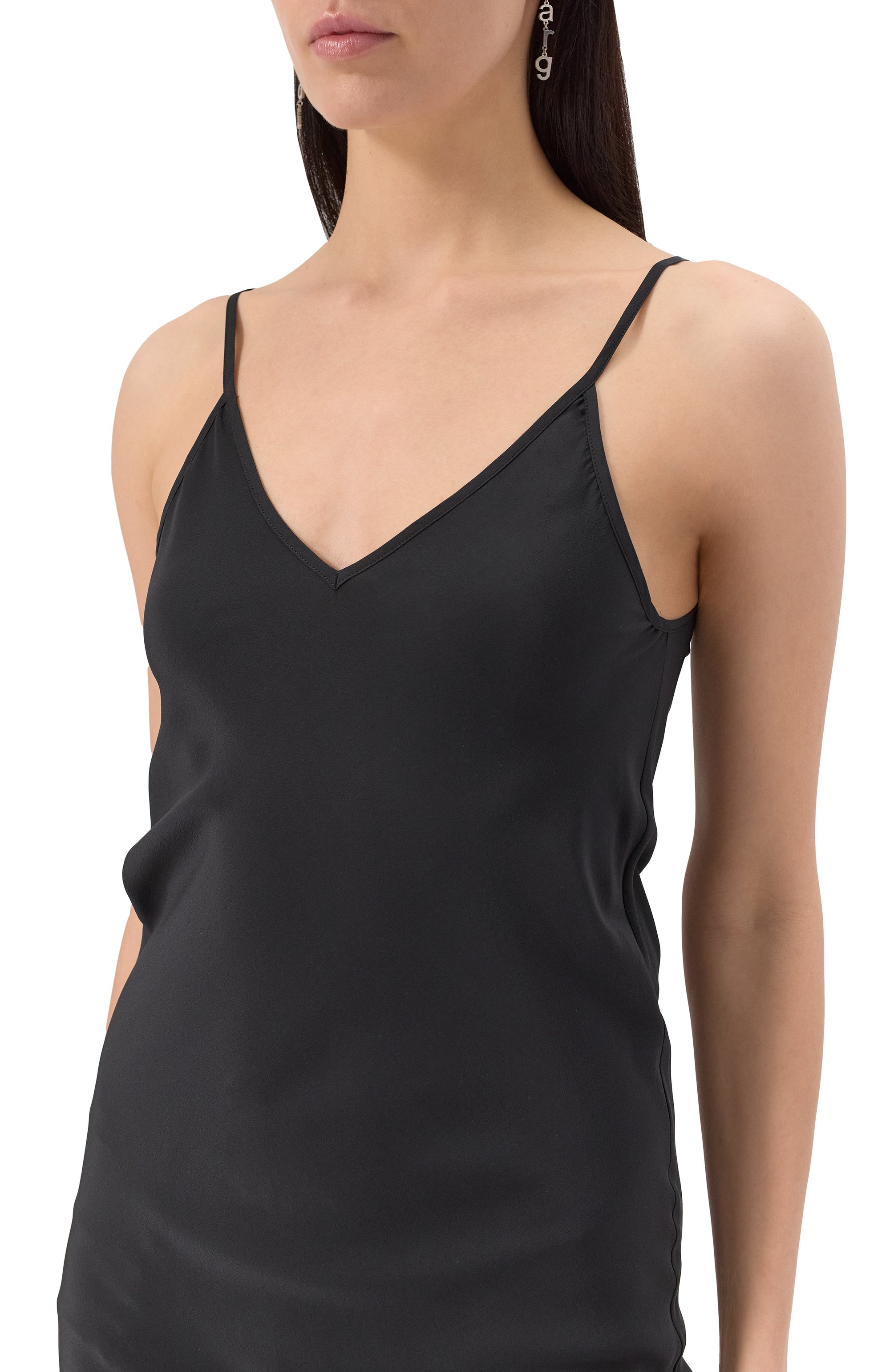 Шелковое платье MM6, арт. S62DG0047/M35441, фото 5