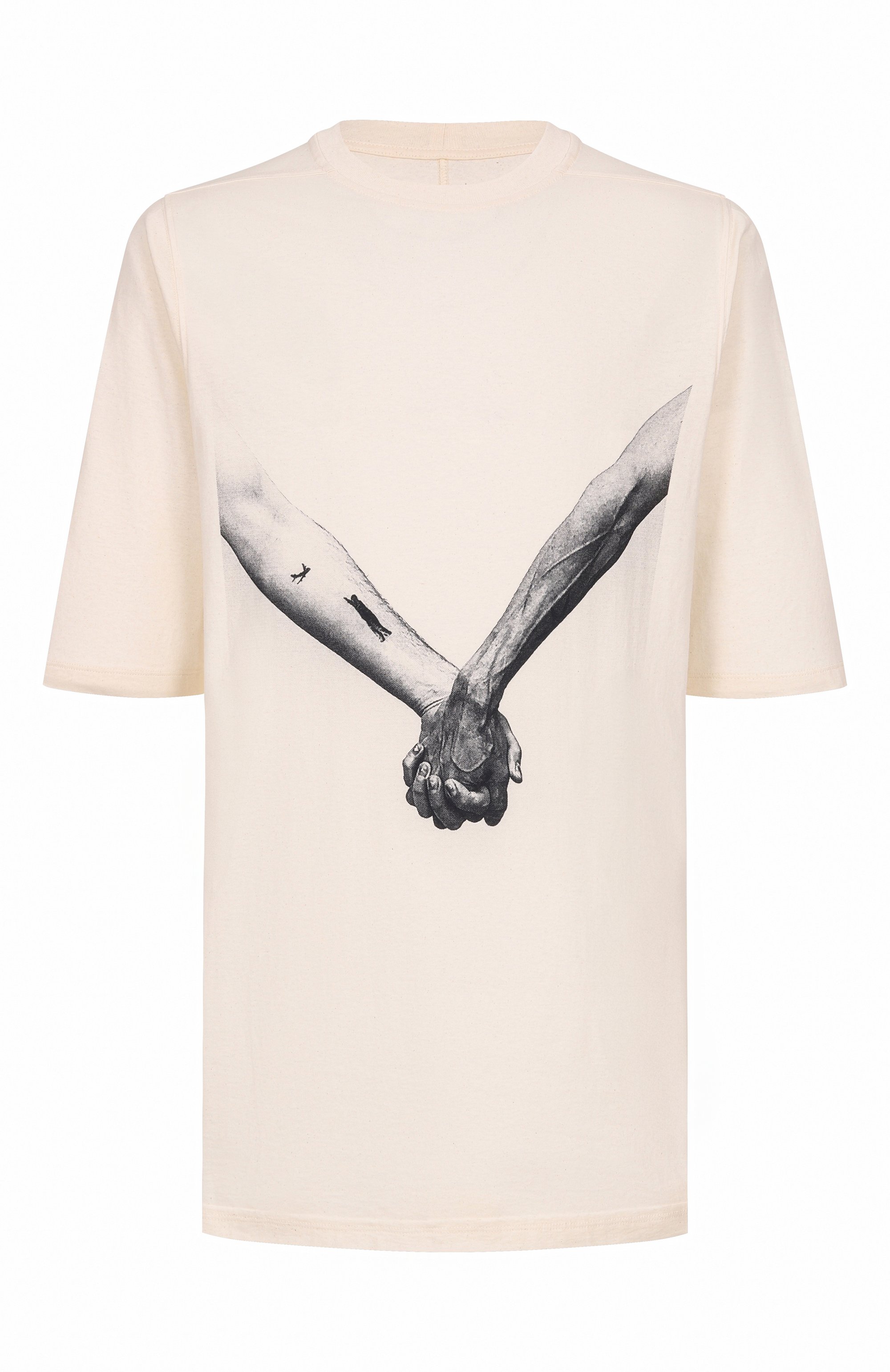 Хлопковая футболка RICK OWENS, арт. RR01E5238/JNCP3, фото 1