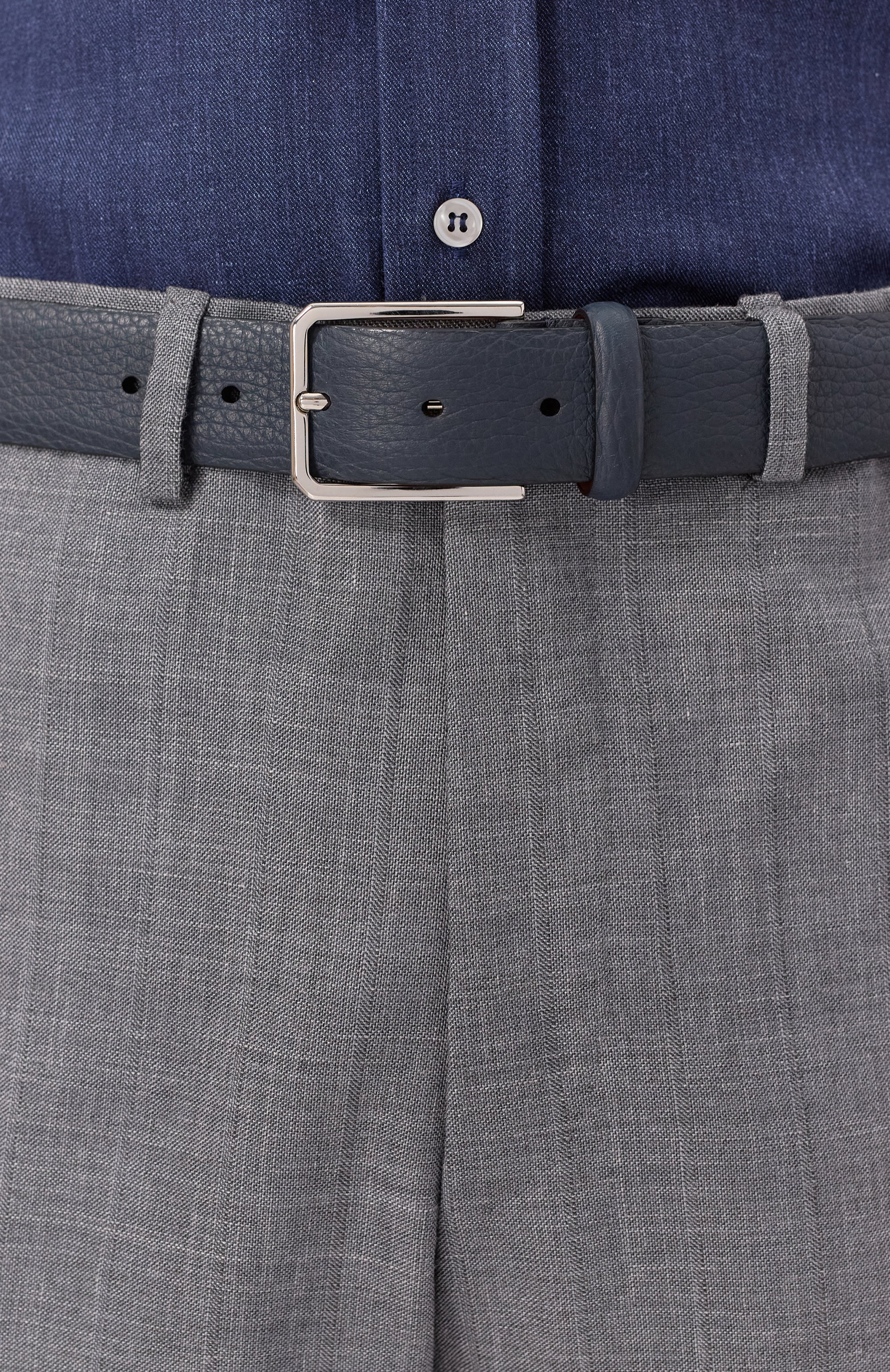 Кожаный ремень SANTONI, арт. CM35VS003B91EMIA, фото 2