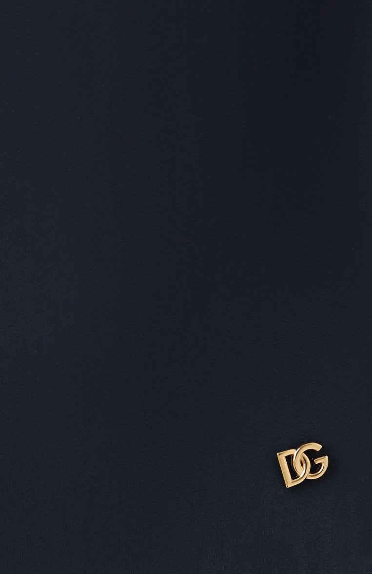 Женский слитный купальник DOLCE & GABBANA черного цвета, арт. 09A46J/0N012 | Фото 4 (Драгоценные камни: Проставлено; Материал внешний: Синтетический материал; Материал сплава: Проставлено; Длина Ж (юбки, платья, шорты): Мини; Женское Кросс-КТ: Слитные купальники)