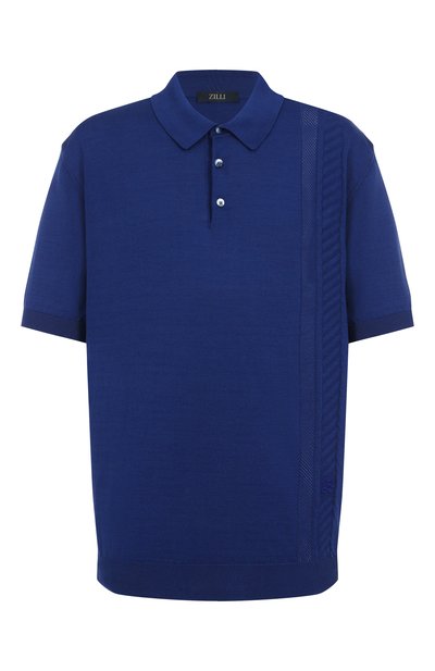 Мужская поло из хлопка и шелка ZILLI, арт. KBP002M0142VFWS00/62