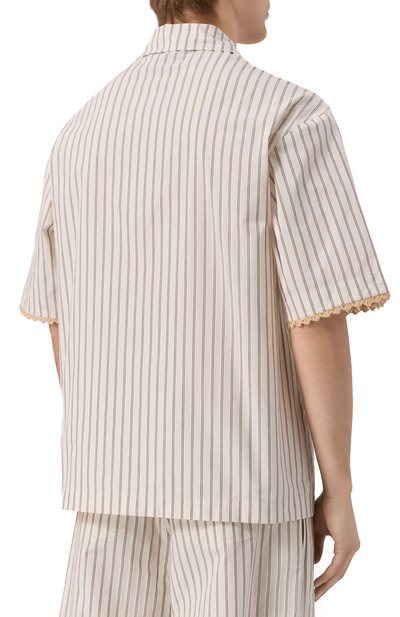 Хлопковая рубашка NANUSHKA, арт. NM25SSTP10105, фото 4