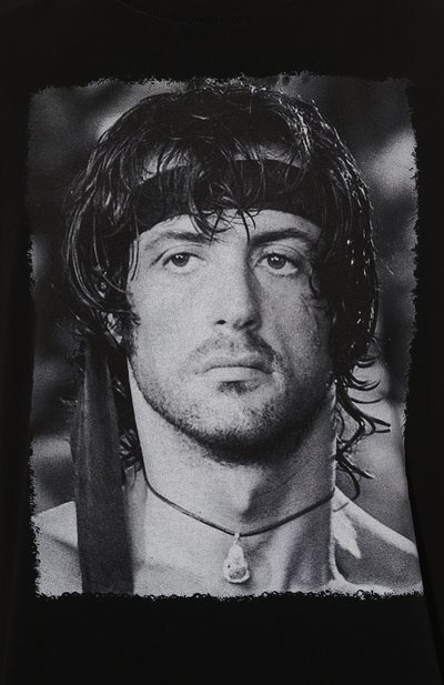 Хлопковая футболка BISIBIGLIO, арт. RAMB0 FACE, фото 5