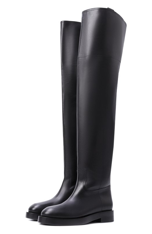 Кожаные ботфорты Napa 20 Paris Texas PX1930/XLTVT Чёрный PX1930/XLTVT