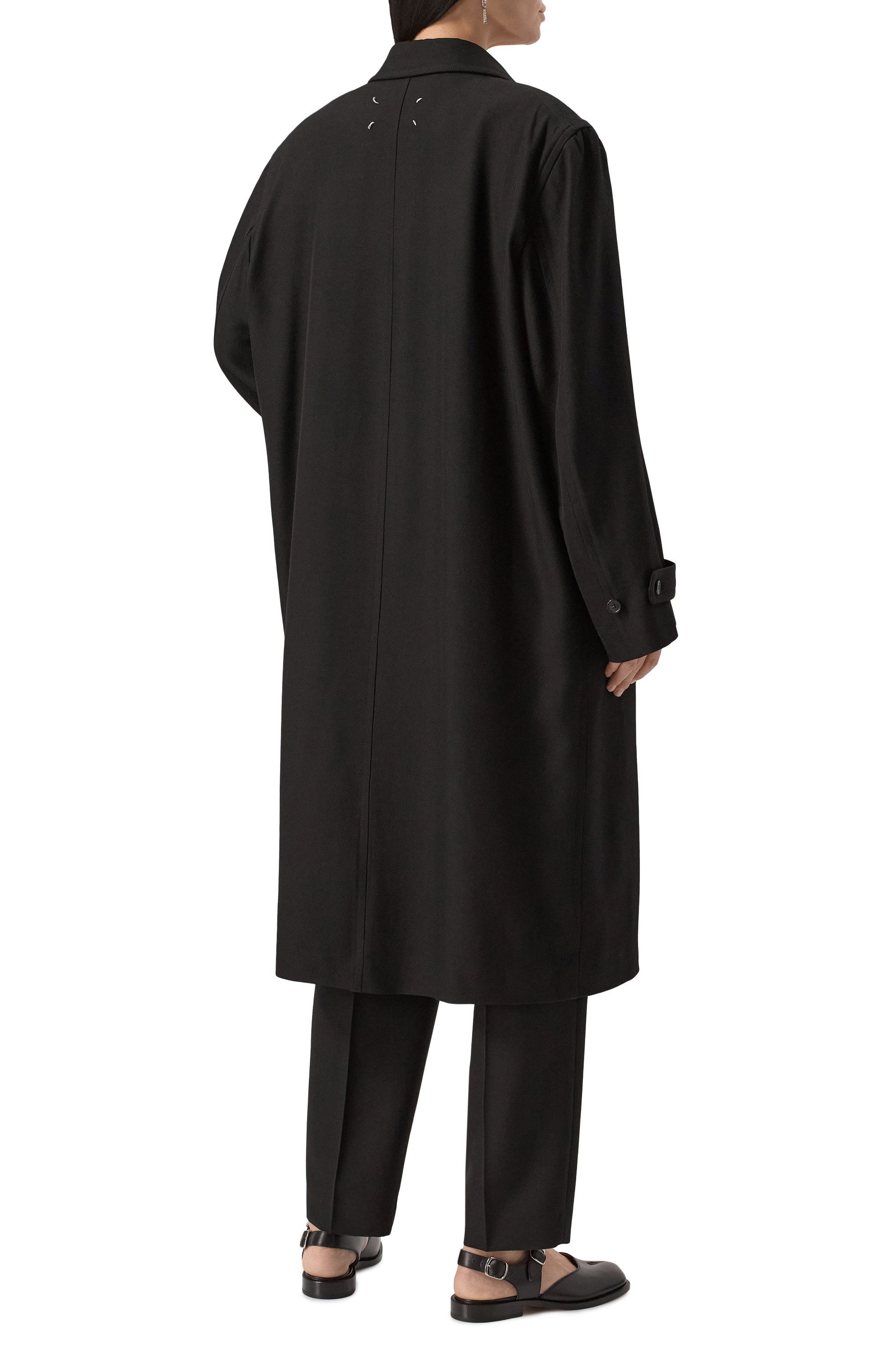 Пальто из шерсти и вискозы MAISON MARGIELA, арт. S51AA0354/M35315, фото 4