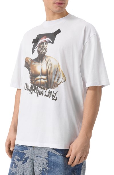 Хлопковая футболка DIEGO VENTURINO, арт. DVTS0PRCL, фото 3