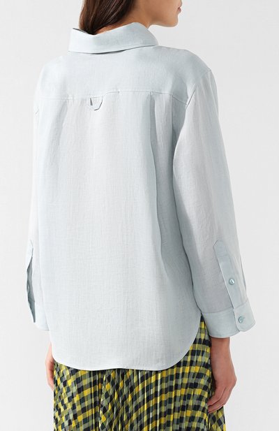 Льняная рубашка EMPORIO ARMANI, арт. 2NC10T/2M057, фото 4