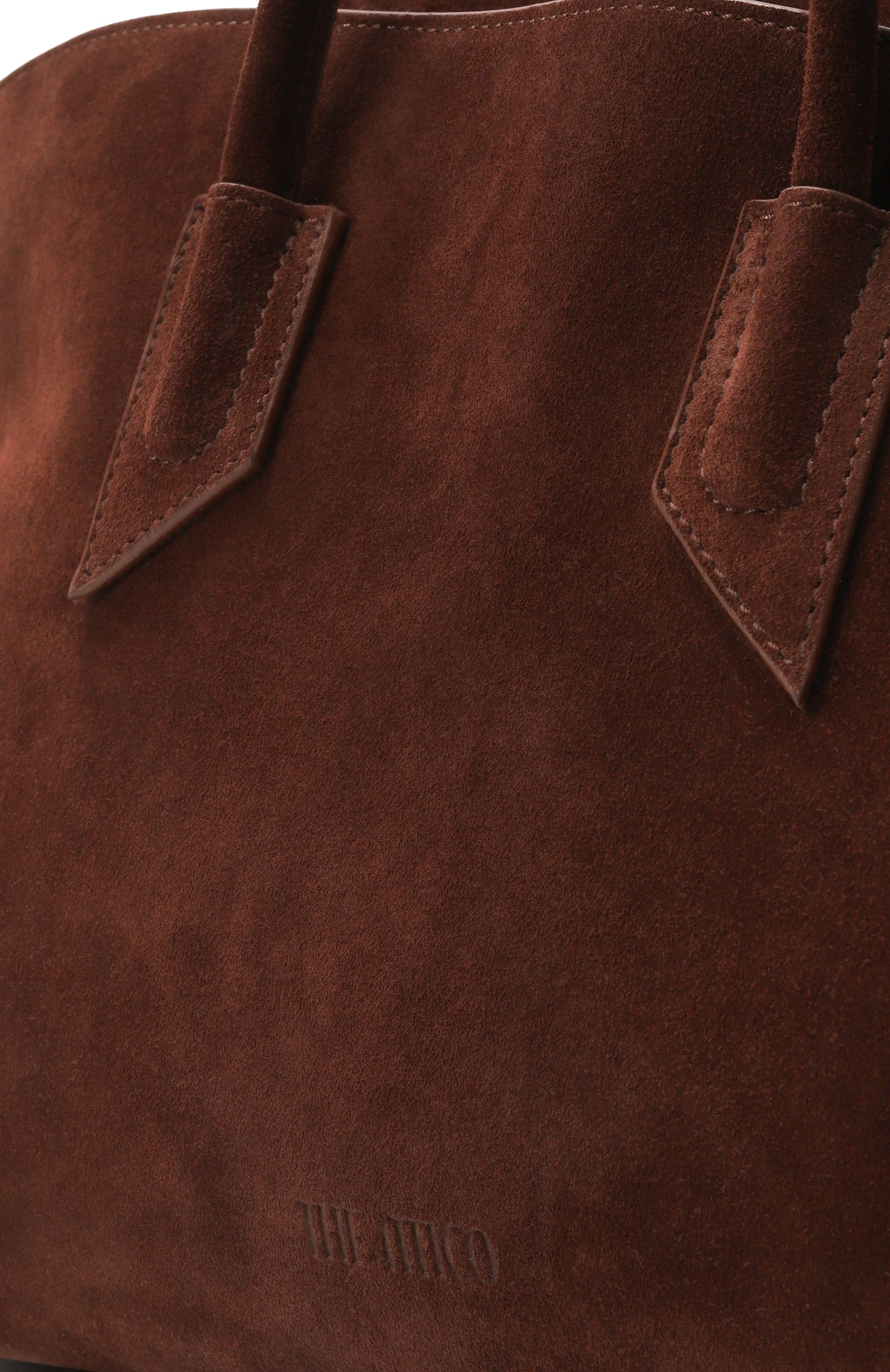 Сумка la passeggiata medium THE ATTICO темно-коричневого цвета по цене 213000 руб., арт. 250WAH00054/LBT007AA, фото 3 Сумка la passeggiata medium THE ATTICO, арт. 250WAH00054/LBT007AA, фото 3