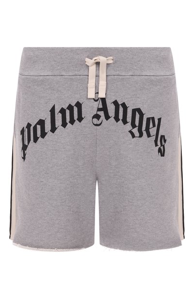 Мужские хлопковые шорты PALM ANGELS, арт. PMCI026F25FLE001