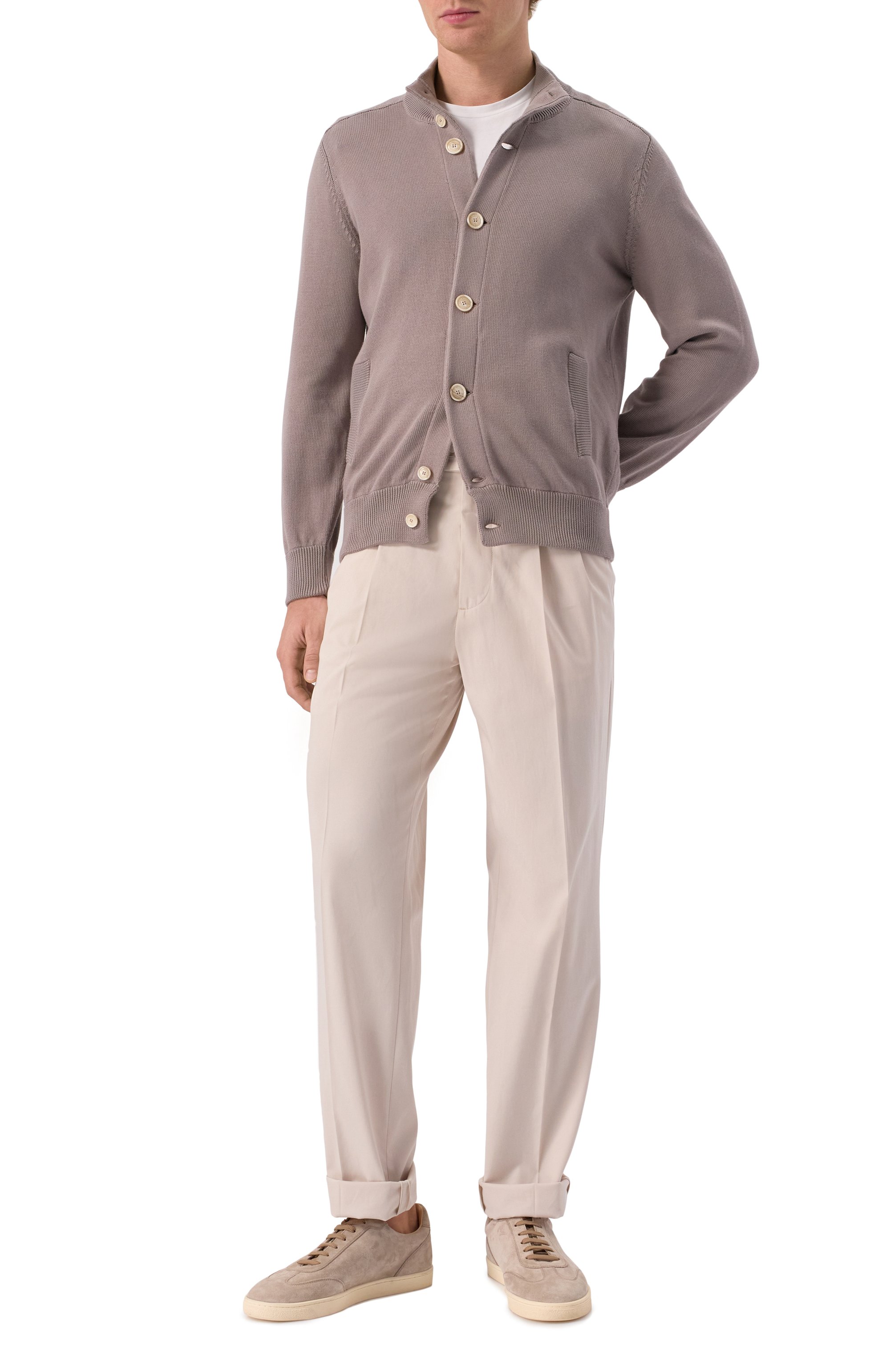 Хлопковые брюки BRUNELLO CUCINELLI, арт. MH252E1950, фото 2