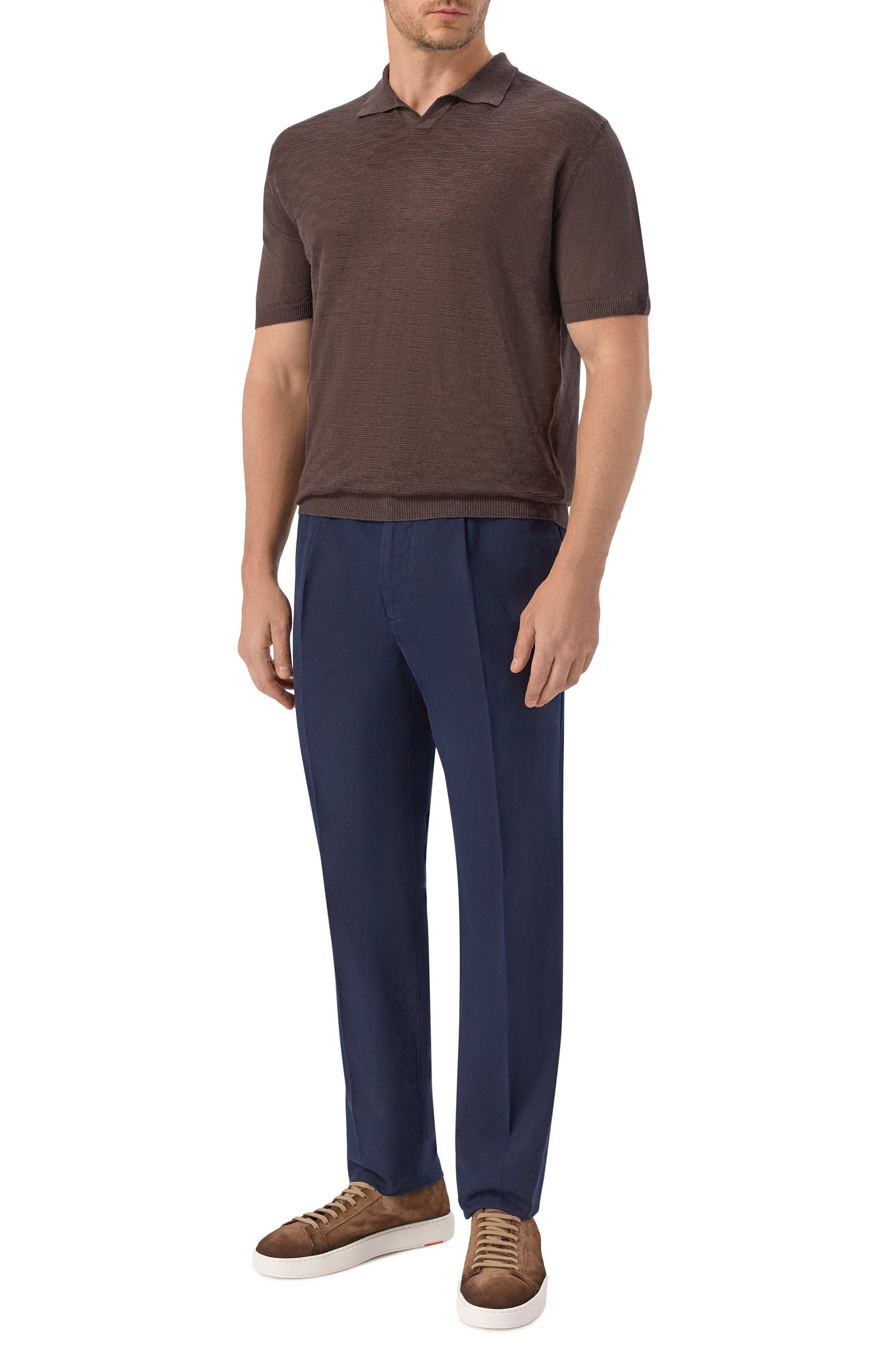 Льняное поло CORNELIANI, арт. 27M570/2725135, фото 2