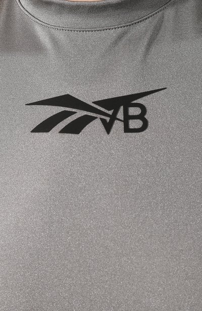 Футболка reebok x victoria beckham REEBOK серебряного цвета по цене 10550 руб., арт. FM3500, фото 5 Футболка reebok x victoria beckham REEBOK, арт. FM3500, фото 5