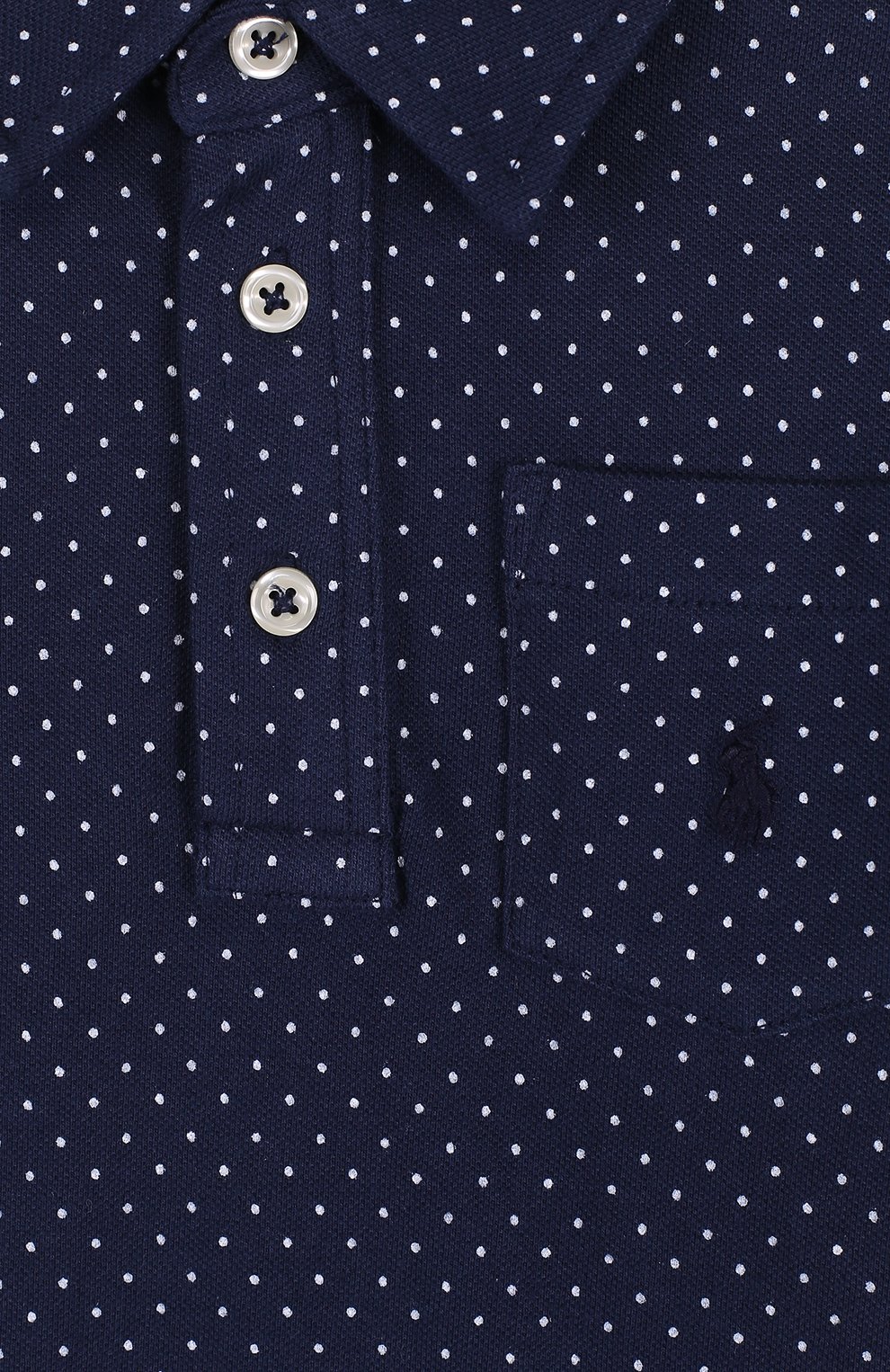 Хлопковое поло в горох POLO RALPH LAUREN, арт. 322690097, фото 3