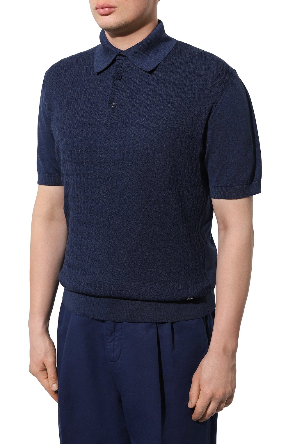 Поло из хлопка и шелка STEFANO RICCI, арт. K818066P13/F24171, фото 3