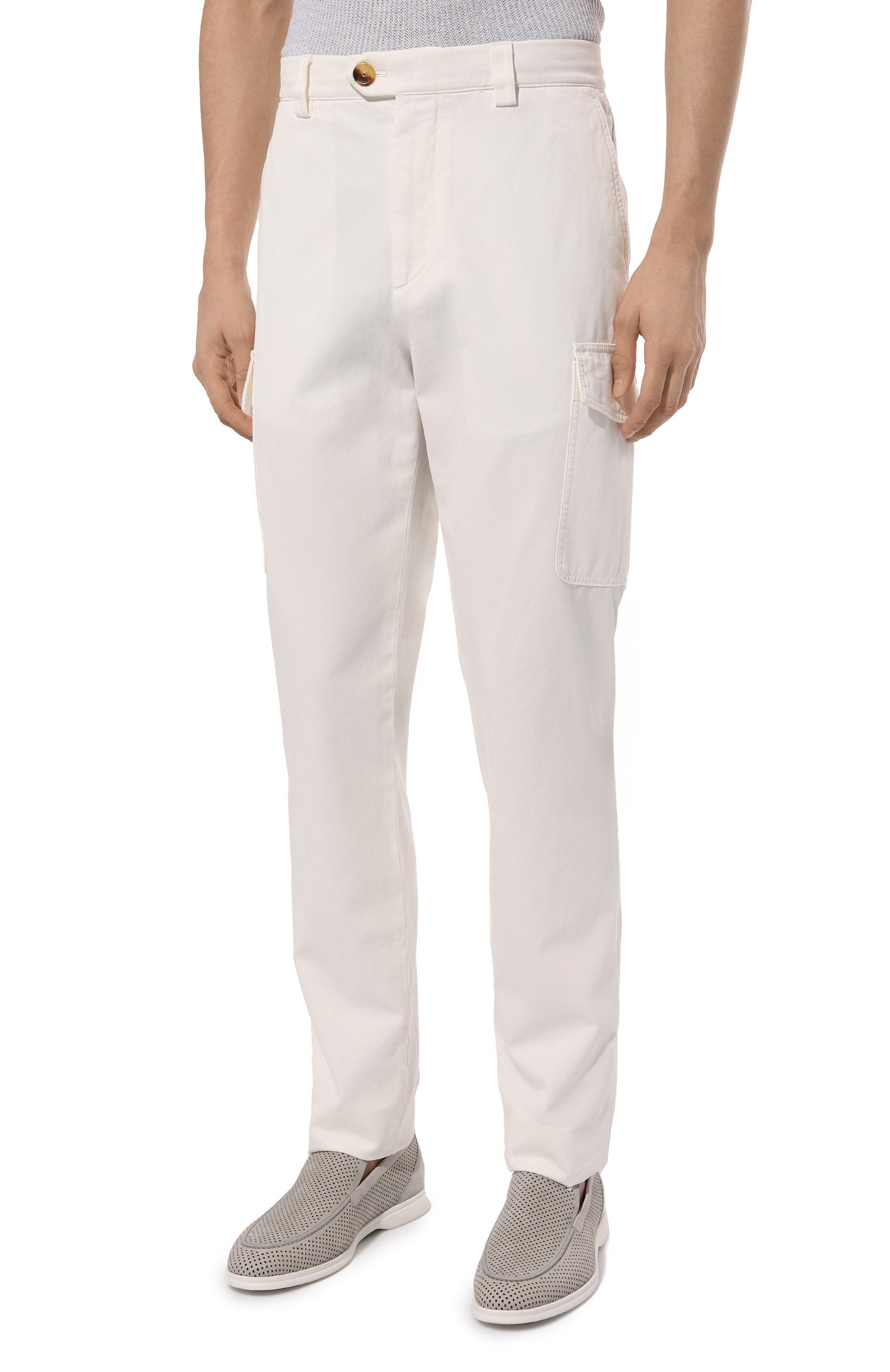 Хлопковые брюки-карго BRUNELLO CUCINELLI, арт. M252DE1890, фото 3