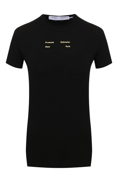 Женская хлопковая футболка PROENZA SCHOULER WHITE LABEL, арт. WL2114226-JC144