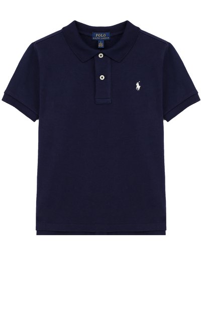 Хлопковое поло с логотипом бренда POLO RALPH LAUREN, арт. 321682620, фото 1