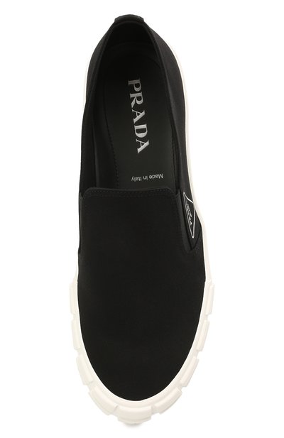 Текстильные слипоны cassetta wheel PRADA, арт. 2DG113-GUD-F0967-G000, фото 5