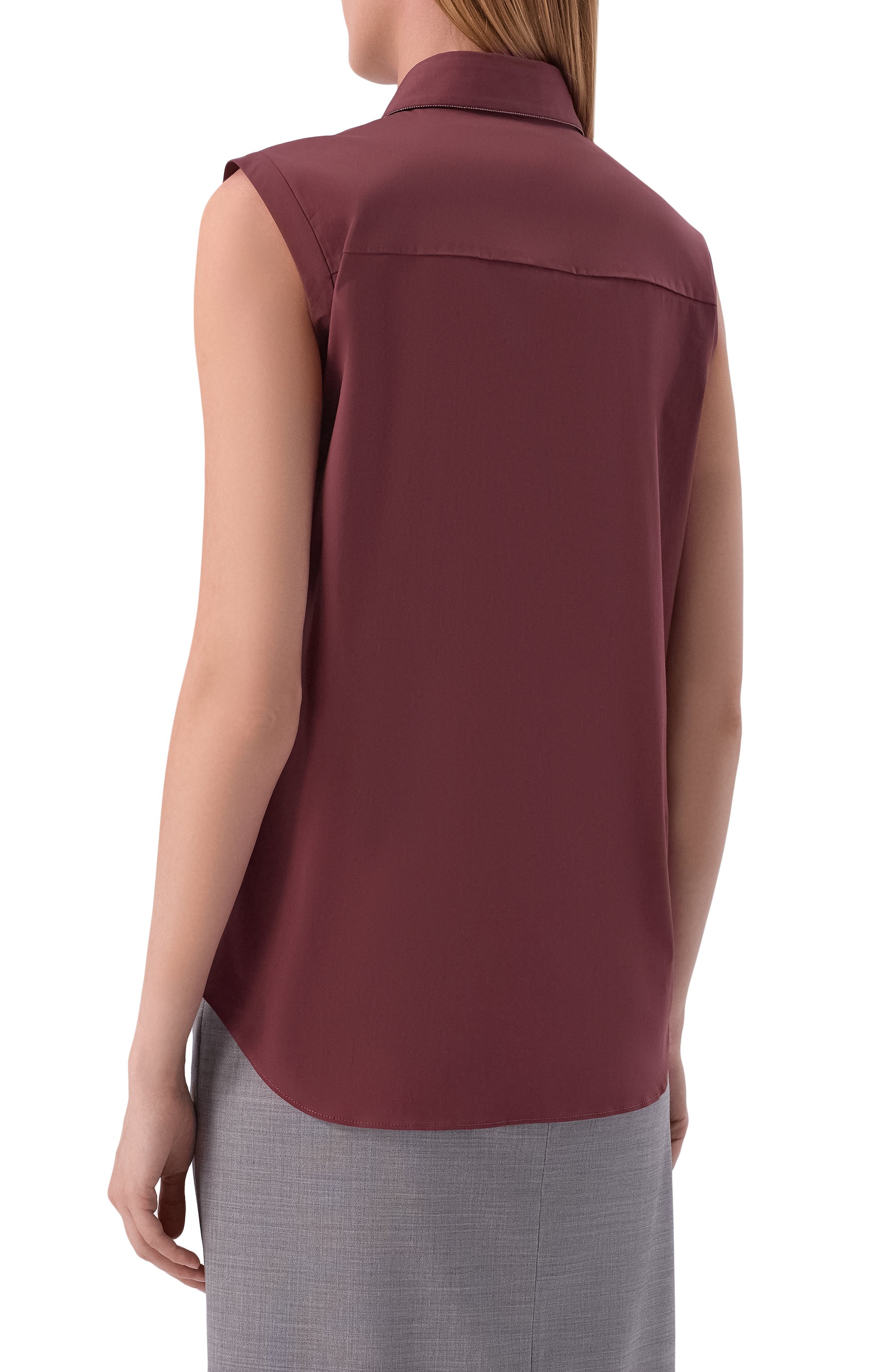 Хлопковый топ BRUNELLO CUCINELLI, арт. MP091MA616, фото 4