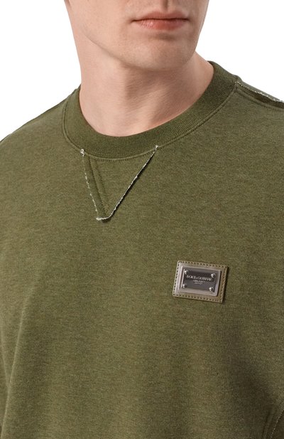 Хлопковый лонгслив DOLCE & GABBANA, арт. G8TF9T/HU7WY, фото 5