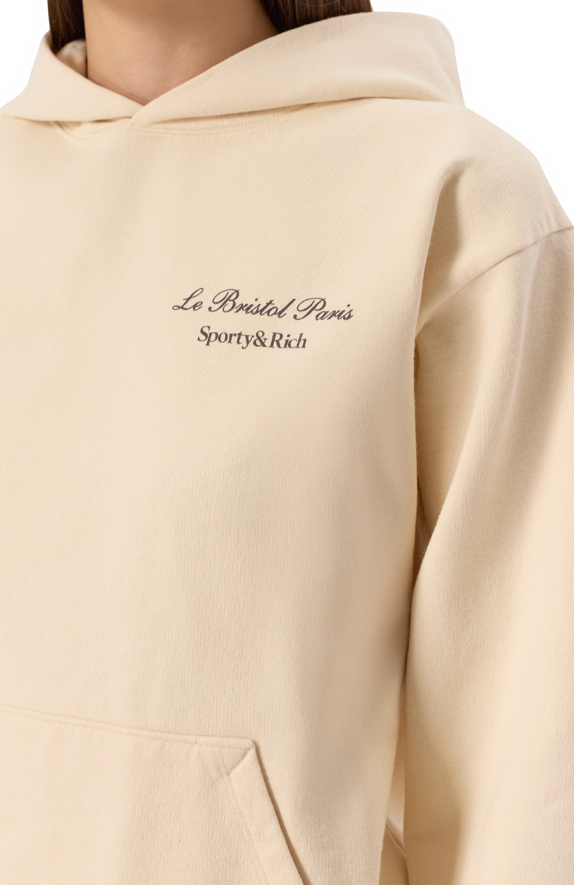 Хлопковое худи sporty & rich x le bristol SPORTY AND RICH, арт. ST070517619CR01, фото 5