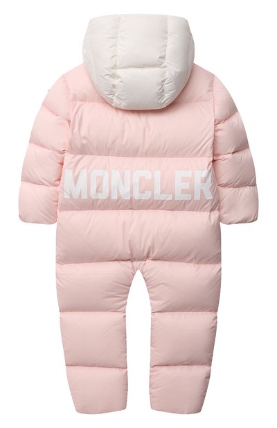 Пуховый комбинезон MONCLER розового цвета по цене 65650 руб., арт. G2-951-1G521-00-53333, фото 2 Пуховый комбинезон MONCLER, арт. G2-951-1G521-00-53333, фото 2