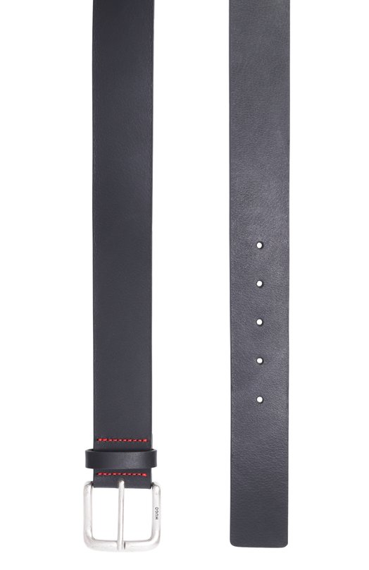 Кожаный ремень HUGO 50553774 Чёрный  50553774 Фото 3