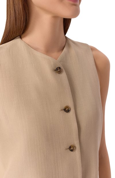 Жилет из вискозы и шерсти LOULOU DE SAISON, арт. PAC0, фото 5