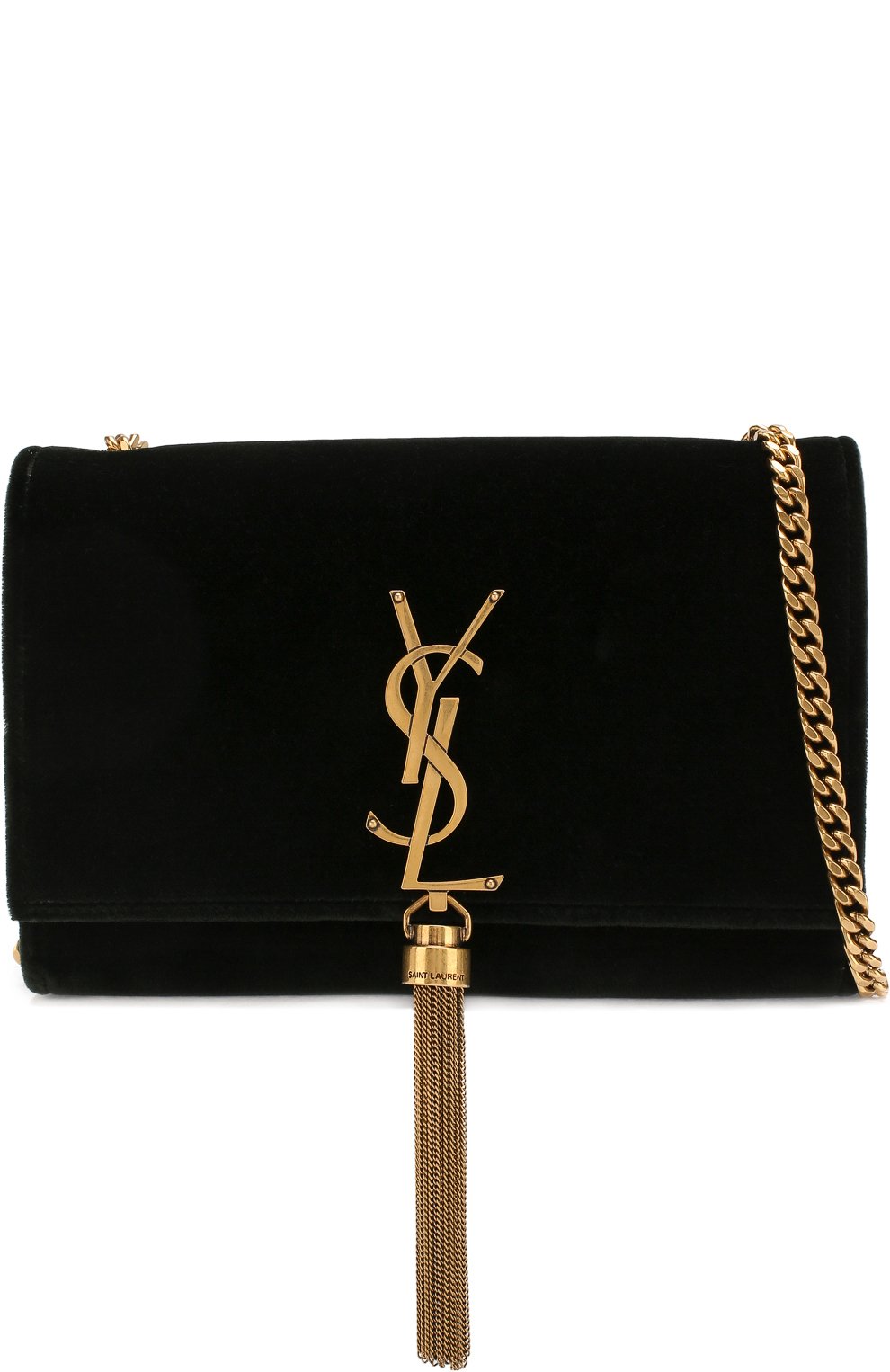 Сумка monogram kate small из бархата SAINT LAURENT, арт. 474366/9P00W, фото 5