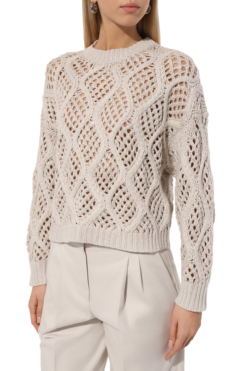 Кашемировый свитер BRUNELLO CUCINELLI, арт. M52374310, фото 3